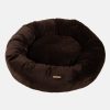 Calming Anti-Anxiety Donut Bed With Removable Covers in Dusk Faux Fur by Lords & Labradors