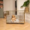 Dog Crate Bumper in Grey Spot by Lords & Labradors
