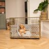 Dog Crate Bumper in Grey Spot by Lords & Labradors