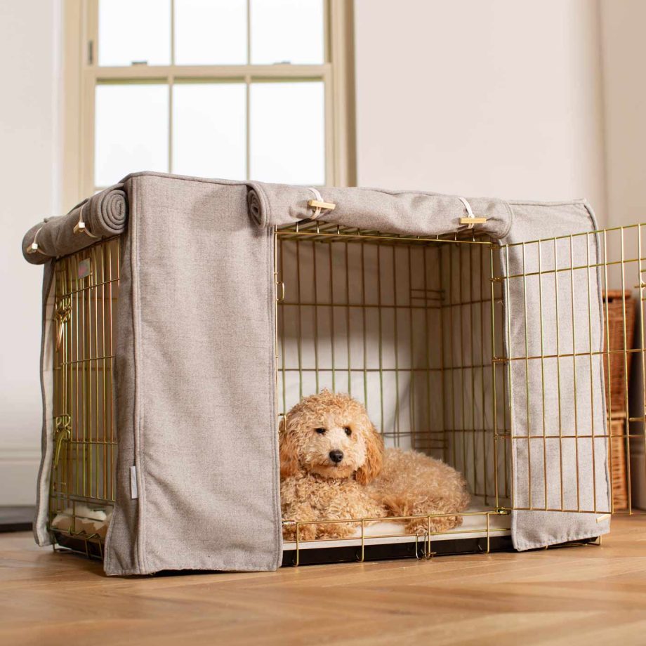 Dog Crate Cover In Inchmurrin Ground by Lords & Labradors