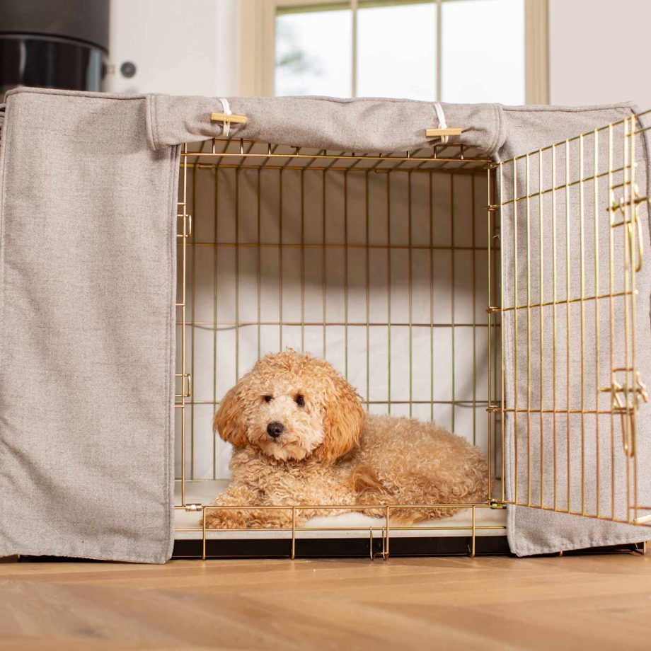 Dog Crate Cover In Inchmurrin Ground by Lords & Labradors