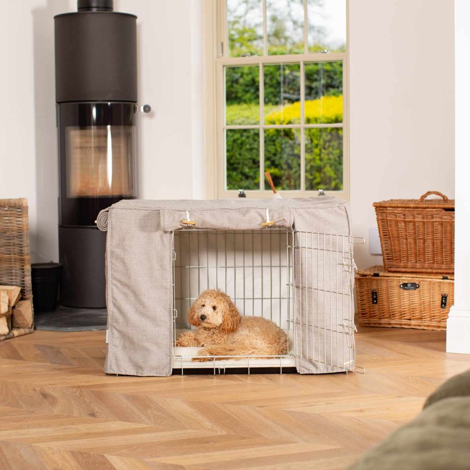 Dog Crate Cover In Inchmurrin Ground by Lords & Labradors