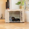 Dog Crate Cover In Savanna Oatmeal by Lords & Labradors