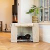 Dog Crate Cover In Savanna Oatmeal by Lords & Labradors