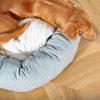 Donut Bed With Removable Covers in Inchmurrin Iceberg by Lords & Labradors