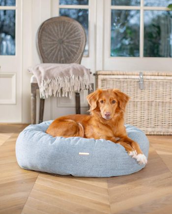 Donut Bed With Removable Covers in Inchmurrin Iceberg by Lords & Labradors