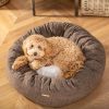 Donut Bed With Removable Covers in Inchmurrin Umber by Lords & Labradors