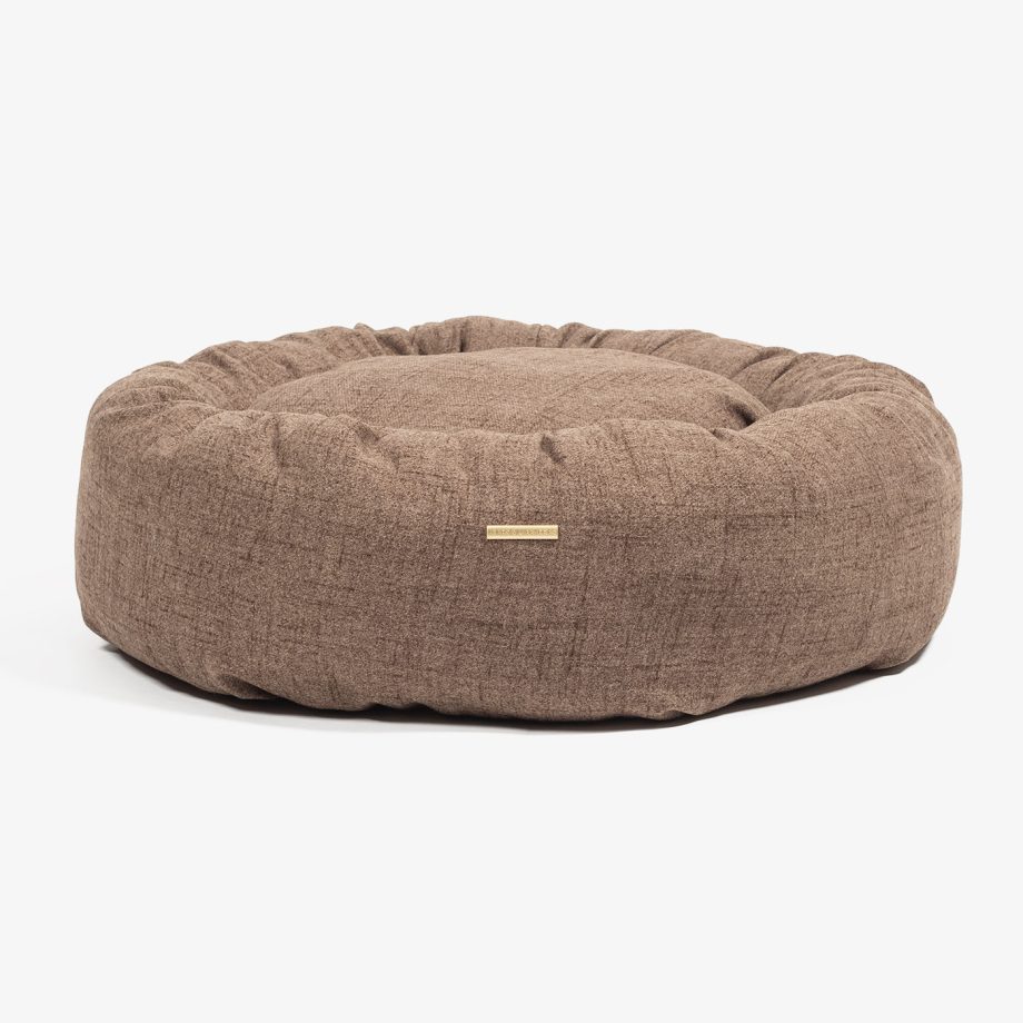 Donut Bed With Removable Covers in Inchmurrin Umber by Lords & Labradors