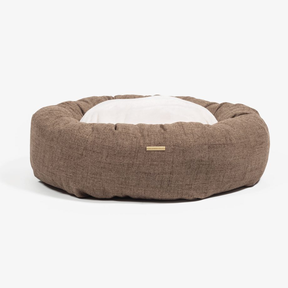 Donut Bed With Removable Covers in Inchmurrin Umber by Lords & Labradors