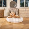 Donut Bed With Removable Covers in Balmoral Natural Tweed by Lords & Labradors