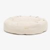 Donut Bed With Removable Covers in Natural Herringbone Tweed by Lords & Labradors