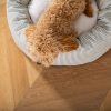 Donut Bed With Removable Covers in Regency Stripe by Lords & Labradors