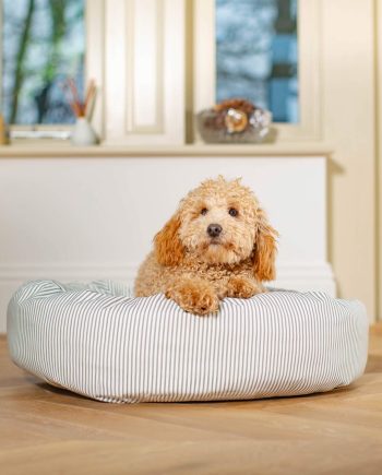 Donut Bed With Removable Covers in Regency Stripe by Lords & Labradors