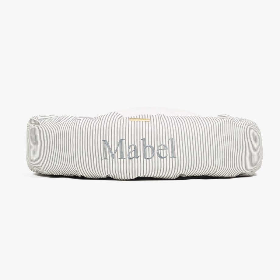 Donut Bed With Removable Covers in Regency Stripe by Lords & Labradors