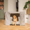 Dog Crate Set in Grey Spot by Lords & Labradors