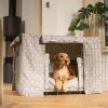 Dog Crate Set in Grey Spot by Lords & Labradors