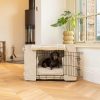 Dog Crate Set in Savanna Oatmeal by Lords & Labradors