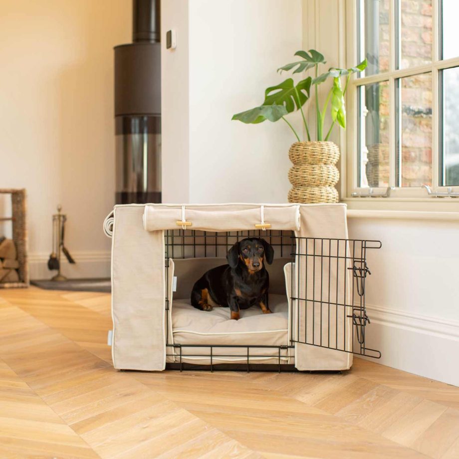 Dog Crate Set in Savanna Oatmeal by Lords & Labradors