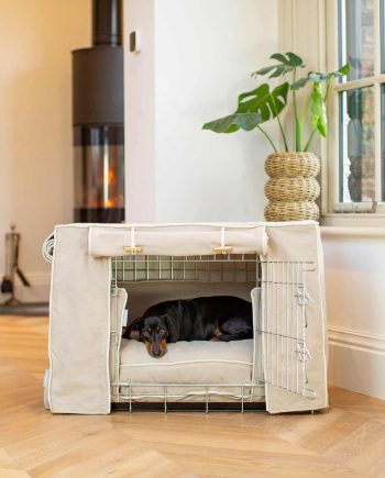 Dog Crate Set in Savanna Oatmeal by Lords & Labradors