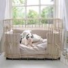 Dog Crate Bumper in Savanna Oatmeal by Lords & Labradors