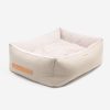 Essentials Twill Box Bed in Linen by Lords & Labradors
