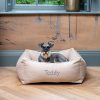 Box Bed With Removable Covers in Savanna Oatmeal by Lords & Labradors