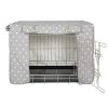 Dog Crate Cover in Grey Spot by Lords & Labradors