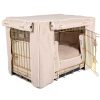 Dog Crate Set in Savanna Oatmeal by Lords & Labradors
