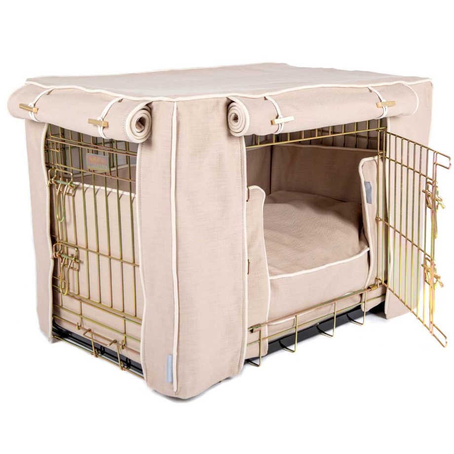 Dog Crate Set in Savanna Oatmeal by Lords & Labradors