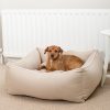 Box Bed With Removable Covers in Savanna Oatmeal by Lords & Labradors